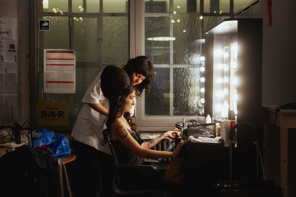 Christmas party, theme party, make-up artist, Amy Winehouse