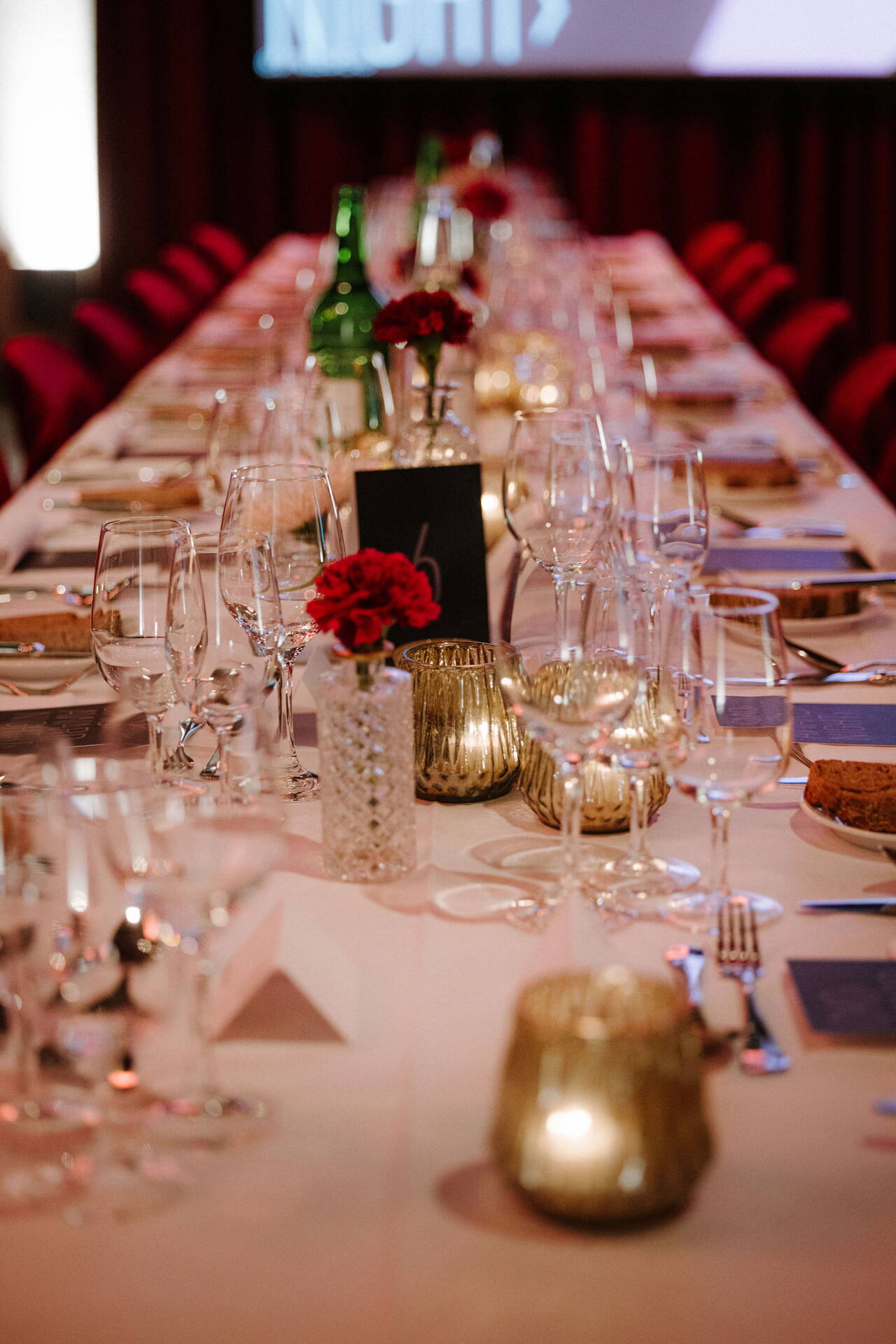 Gala dinner Papiersaal, decoration Gala dinner Papiersaal, decoration, without people