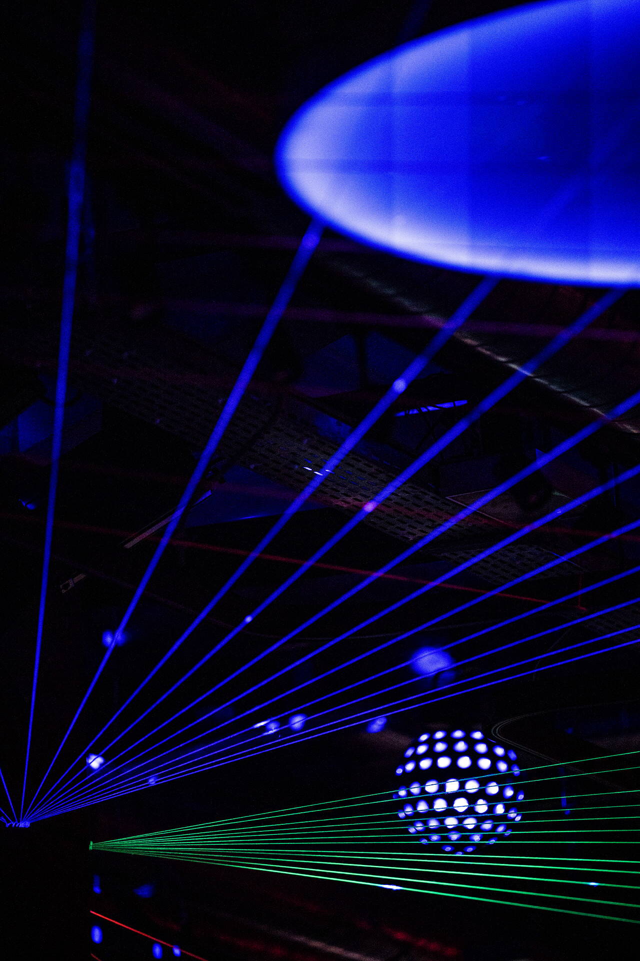 Spotlight light, party, Papiersaal Spotlight light, party, Papiersaal